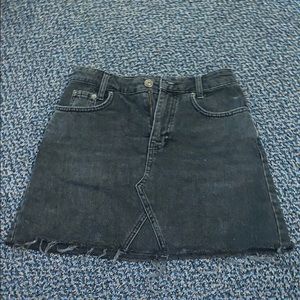 BDG Black Denim Skirt